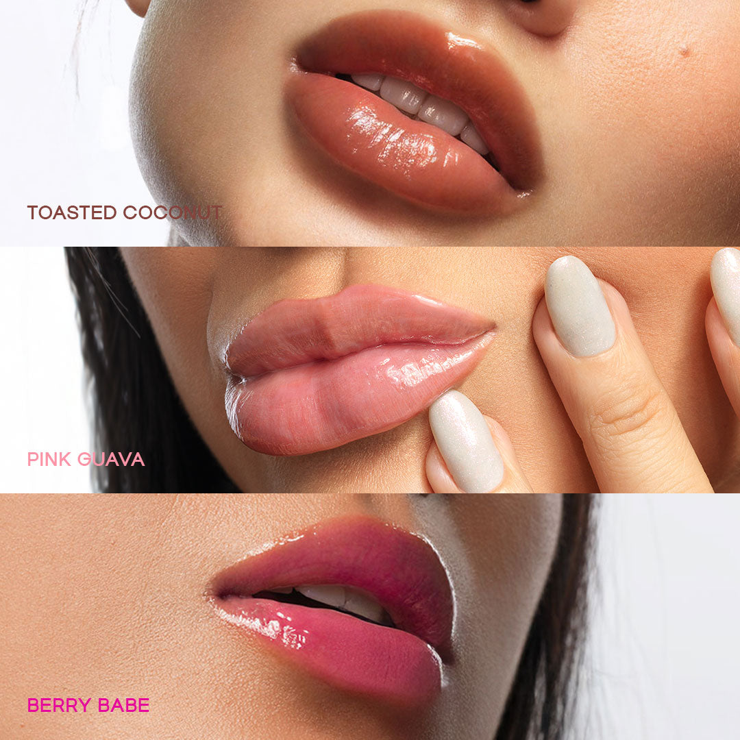 [Bundle of 3 - All Shades] Asul Hydrating Lip Peptide | SPF 15 Protection | Tinted Lip Treatment | Shea Butter & Menthol