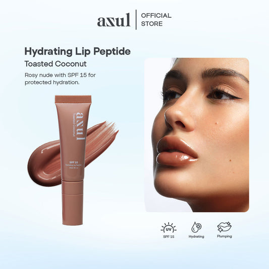 Asul Hydrating Lip Peptide | SPF 15 Protection | Tinted Lip Treatment | Shea Butter & Menthol